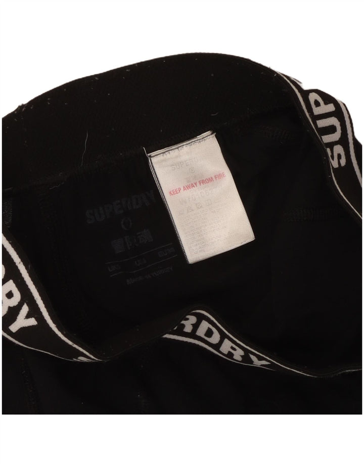 Superdry Grafiske Leggings til kvinder UK 8 Lille sort bomuld