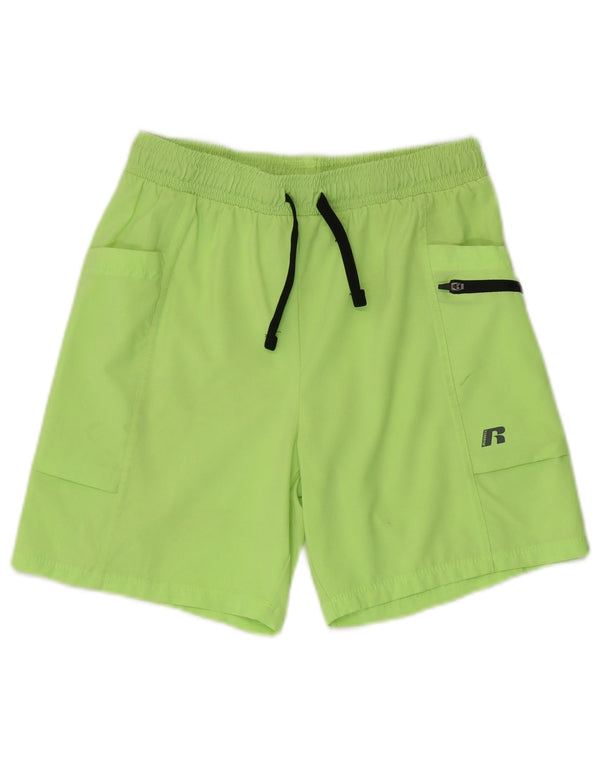 RUSSELL ATHLETIC Drenge Dri-Power sportsshorts 14-15 år XL Grøn
