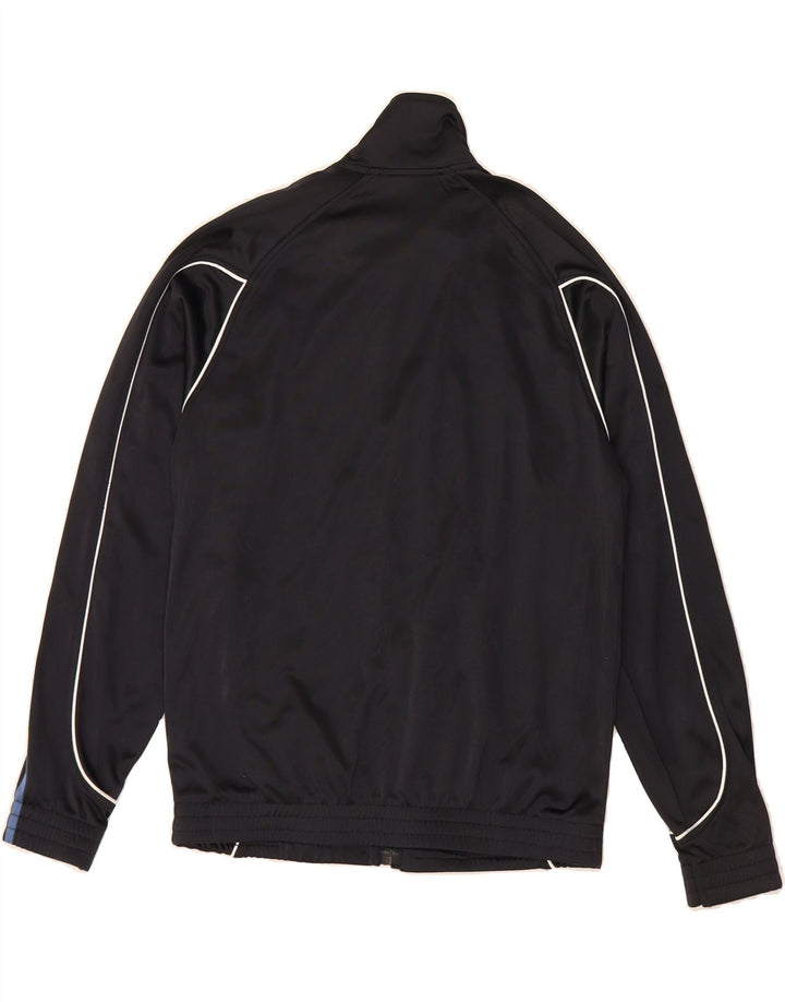 DIADORA Mens Tracksuit Top Jacket UK 36 Small Black Polyester Vintage Diadora and Second-Hand Diadora from Messina Hembry 