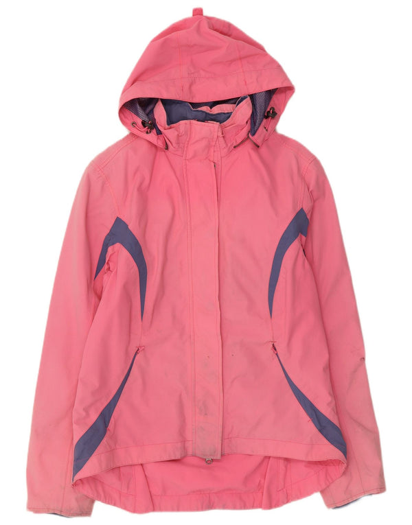Musto Womens Signature Regnjakke med hætte UK 12 Medium Pink Colourblock