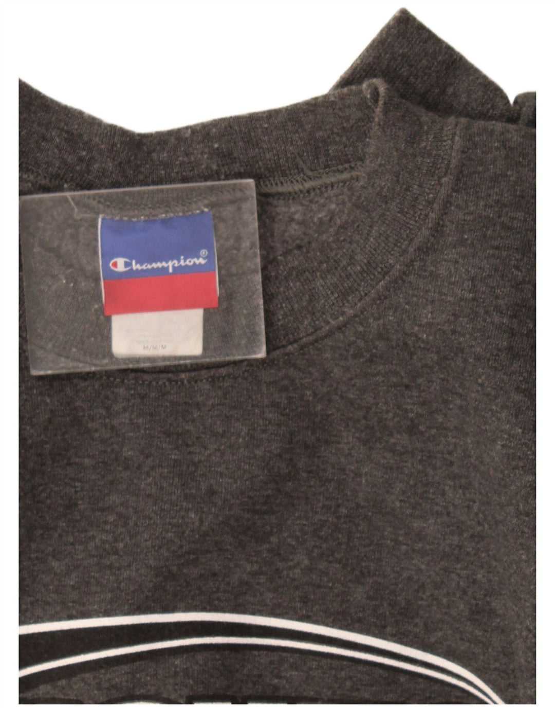 Champion Herre Grafisk Sweatshirt Jumper Medium Grå