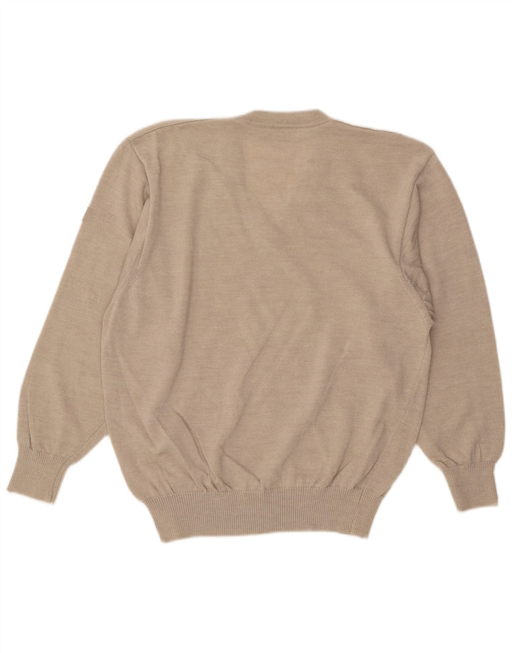 Marz Herre V-hals sweater IT 48 Medium Beige Uld