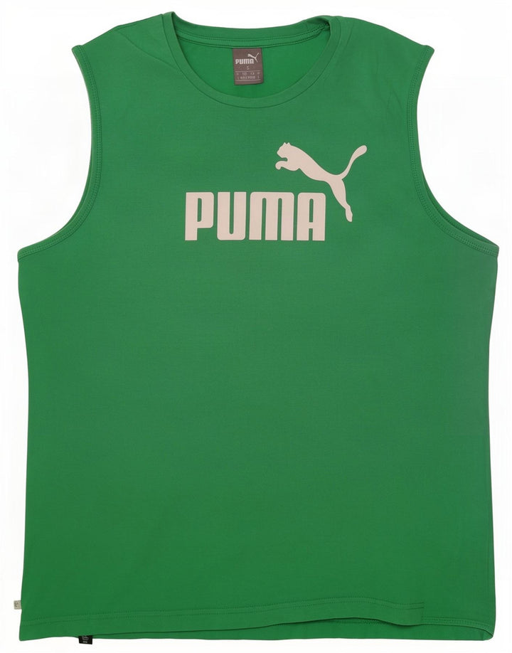 Puma Herre Grafisk Vest Top Stor Grøn