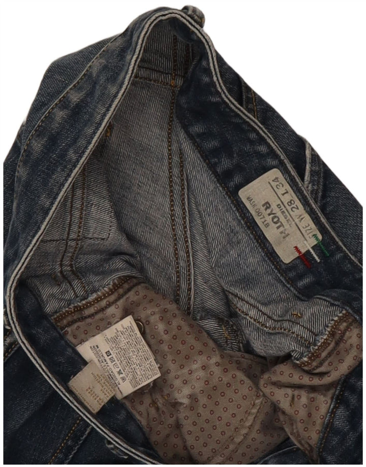 Diesel Dame Ryoth Bootcut Jeans W28 L30 Blå Bomuld