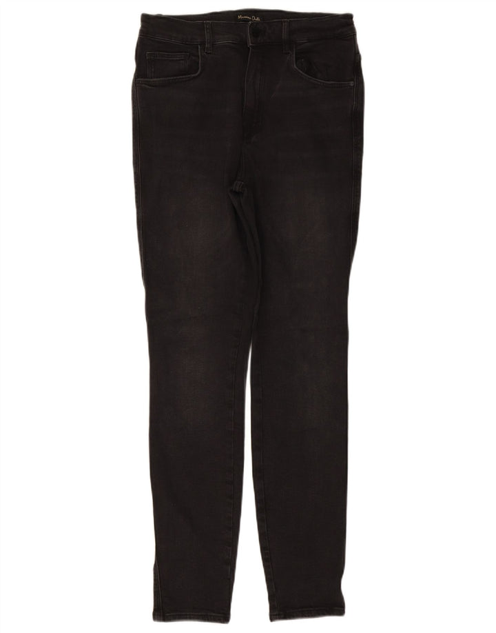 Massimo Dutti Dame Skinny Jeans EU 40 Medium W27 L29 Sort Bomuld