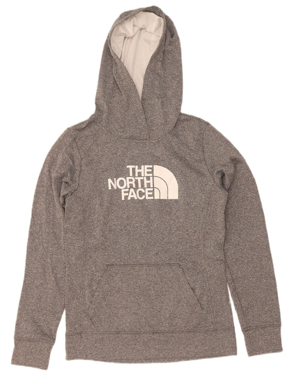 The North Face Graphic Hoodie Jumper til kvinder UK 10 Small Grey Polyester