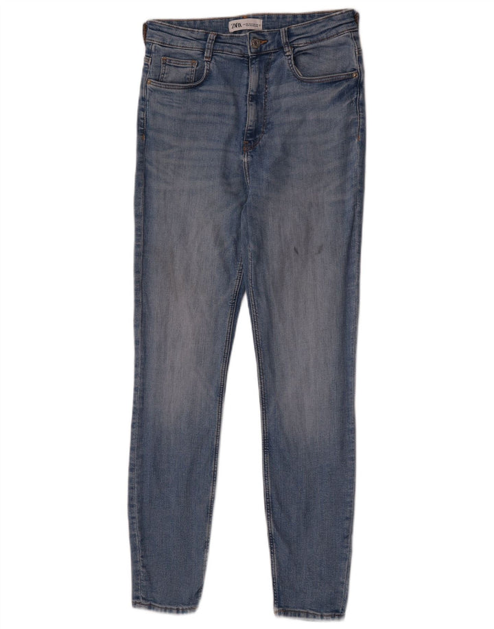 Zara Dame Skinny Jeans EU 40 Medium W30 L28 Blå