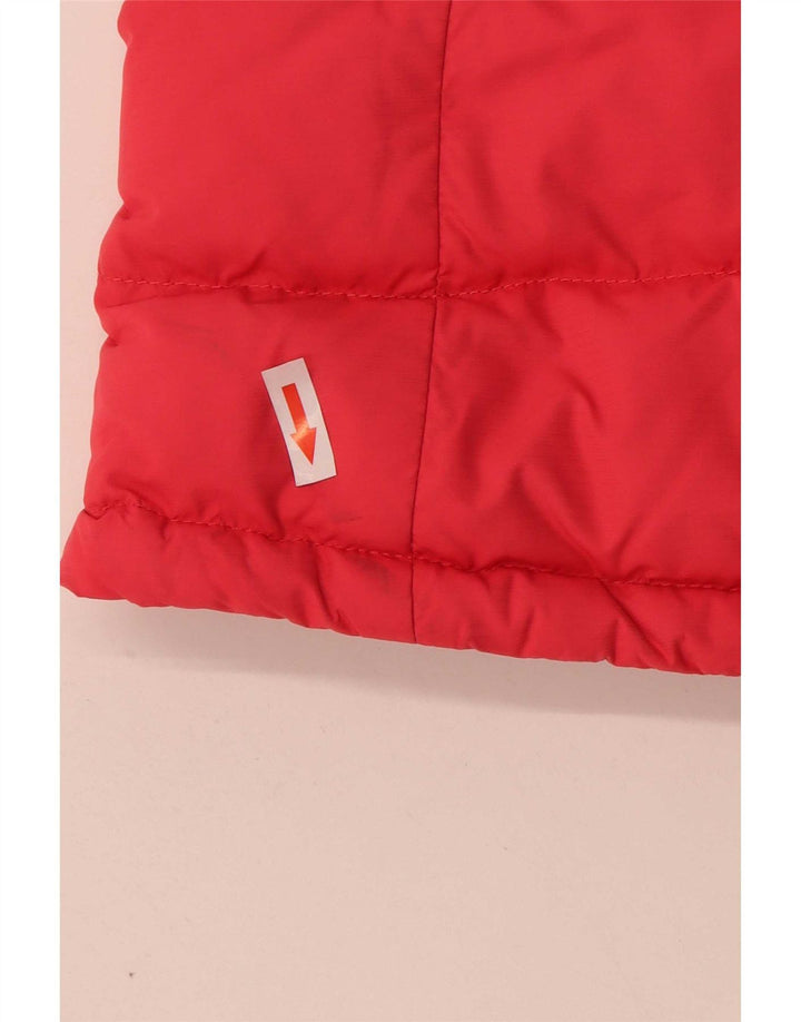 The North Face Womens Oversized Polstret Gilet UK 6 XS Pink Polyester