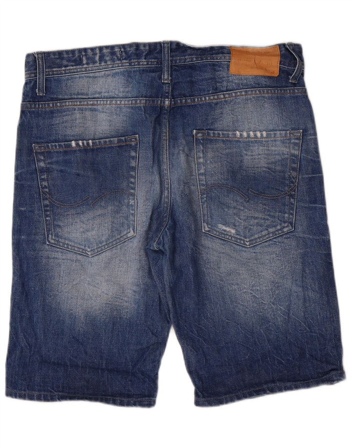 Jack & Jones Herre Regular Fit denimshorts Large W34 Blue Cotton