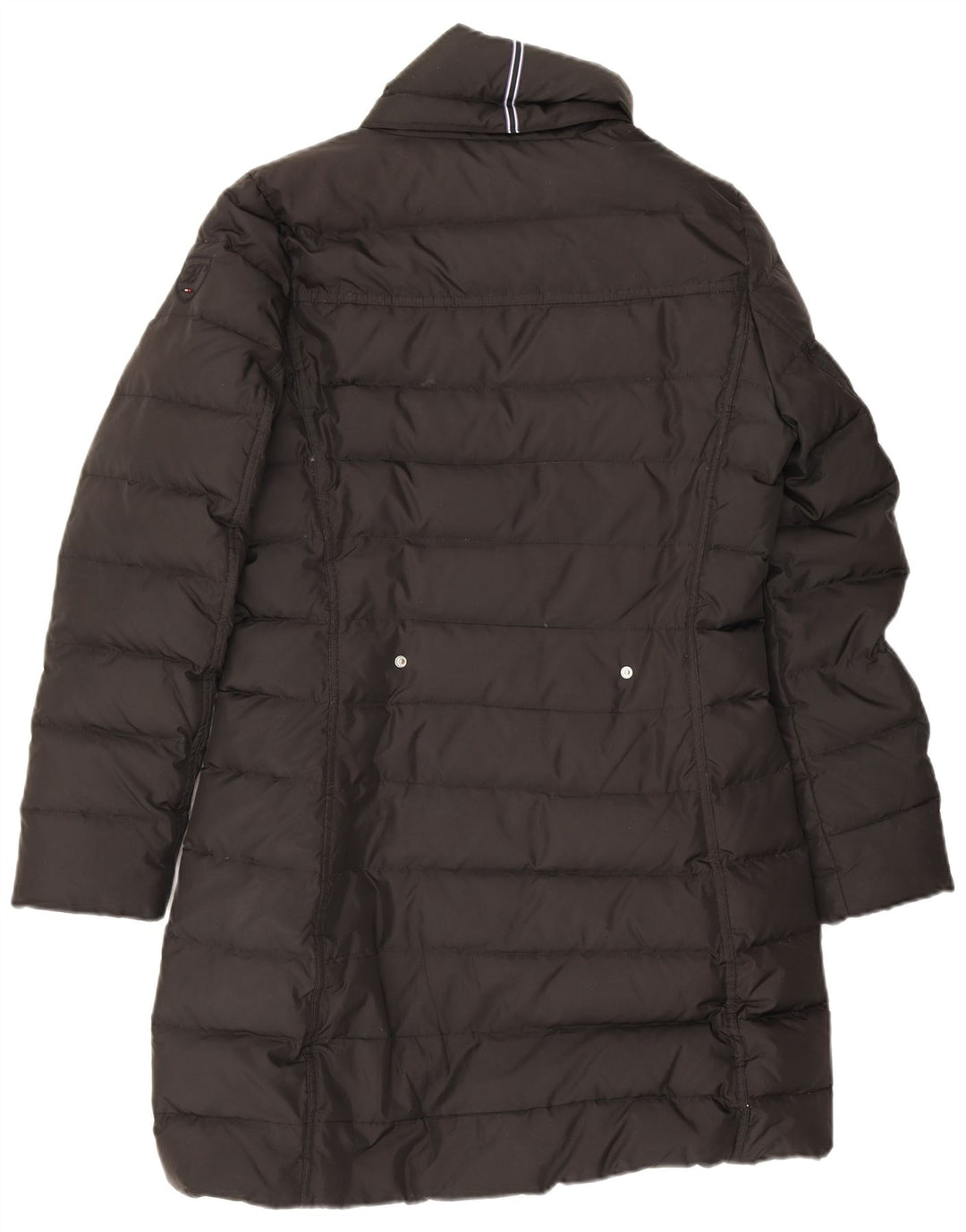 Tommy Hilfiger Dame Polstret Frakke UK 14 Medium Sort Polyester