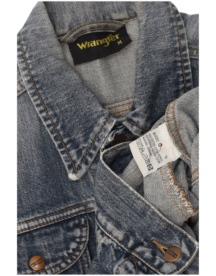 Wrangler Dame denimjakke UK 14 Medium Blue Bomuld