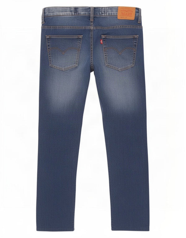 Levi's Boys 511 Slim Jeans 15-16 år W28 L27 blå bomuld