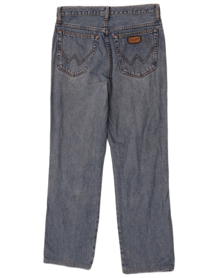 Wrangler Herre Texas Straight Jeans W31 L29 Blå Bomuld