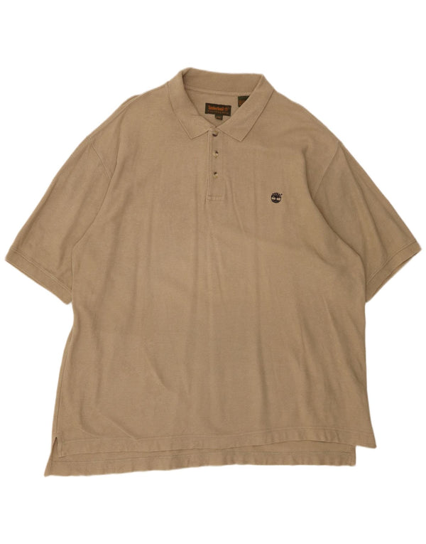 TIMBERLAND Poloskjorte til mænd 2XL Beige Bomuld