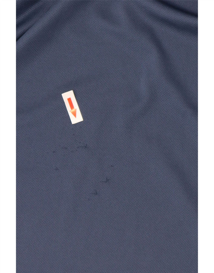 Adidas Herre Climalite T-Shirt Top Stor Marineblå