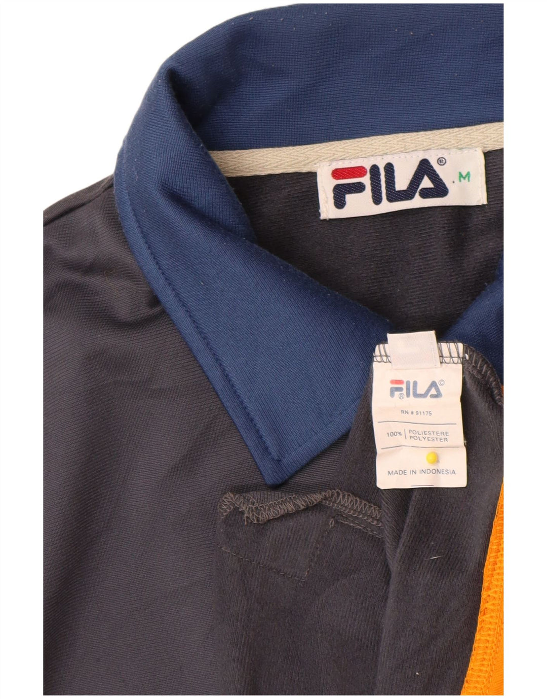 Fila Træningsdragt til mænd Topjakke Medium Marineblå Colourblock Polyester