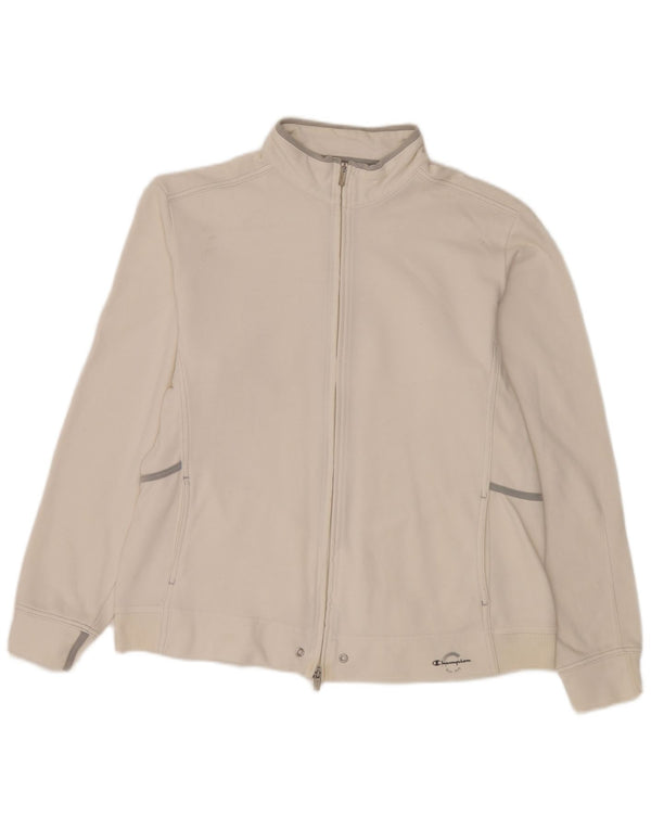 Champion Herre Easy Fit træningsdragt Topjakke XL Hvid Bomuld