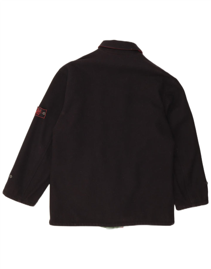 Ivy Oxford Herre Vendbar jakke UK 40 Large Navy Blue Wool