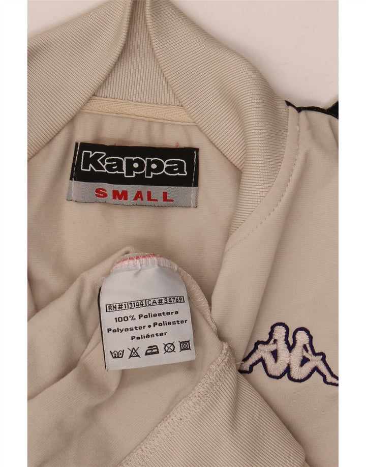 Kappa træningsdragt topjakke til kvinder UK 10 Lille beige polyester