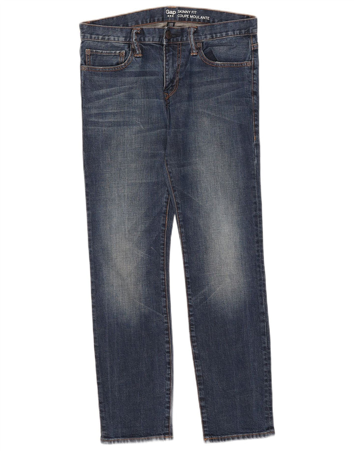 Gap Dame Skinny Jeans W30 L30 Blå Bomuld