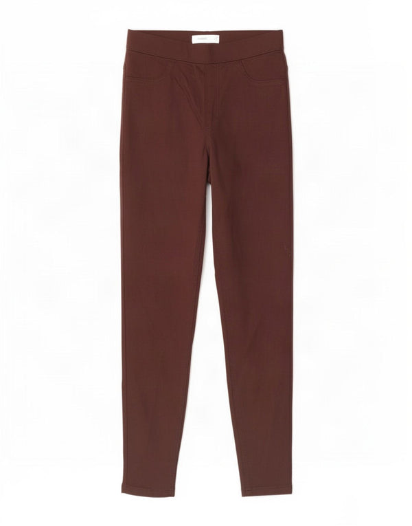 Marks & Spencer Dame Jegging Bukser UK 8 Small W28 L26 Brun