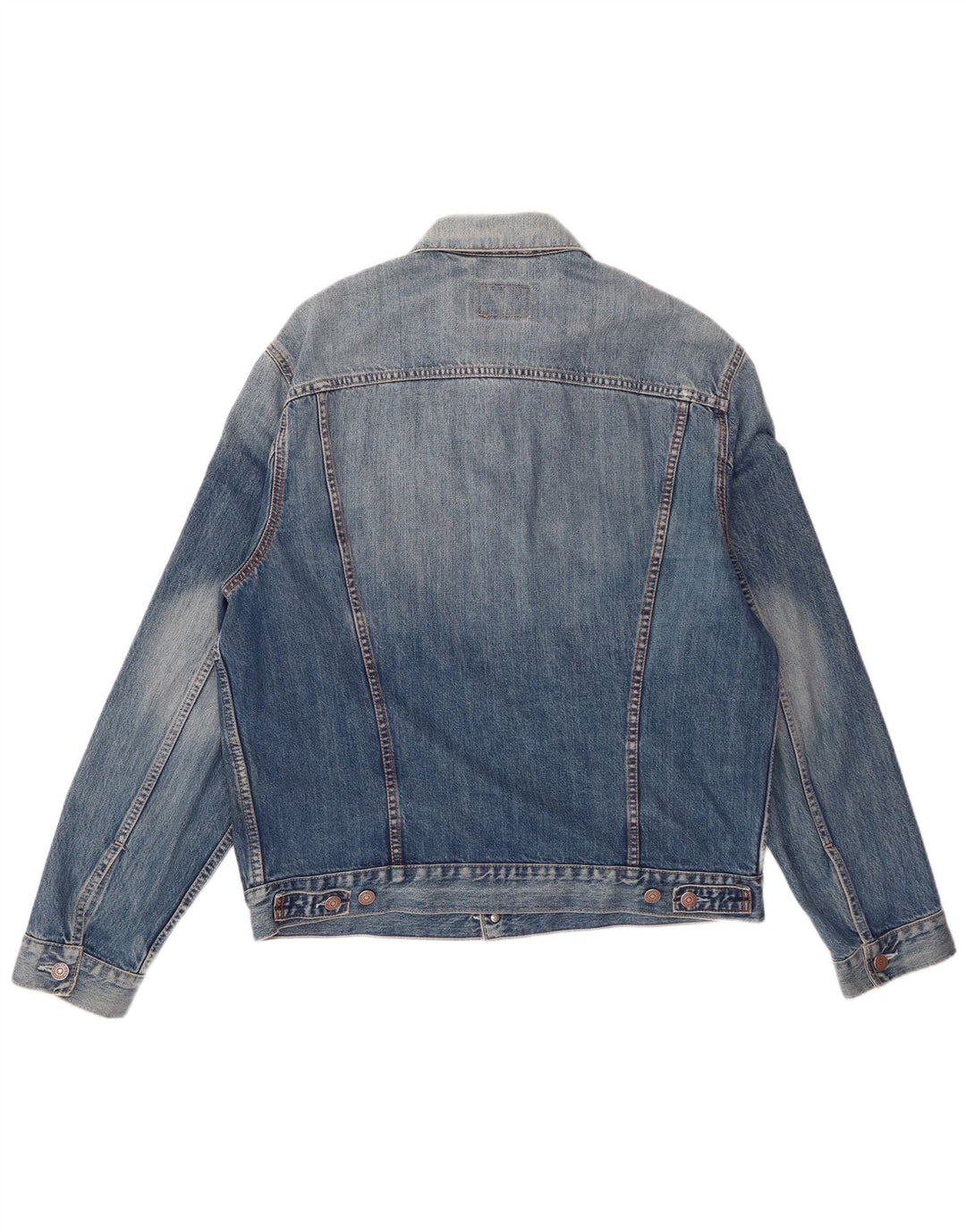 Levi's Herre 70550 Denimjakke UK 40 Stor Blå Bomuld