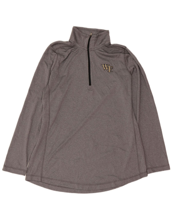 Champion Dame Grafisk Top Langærmet UK 14 Large Grey Flecked Sports