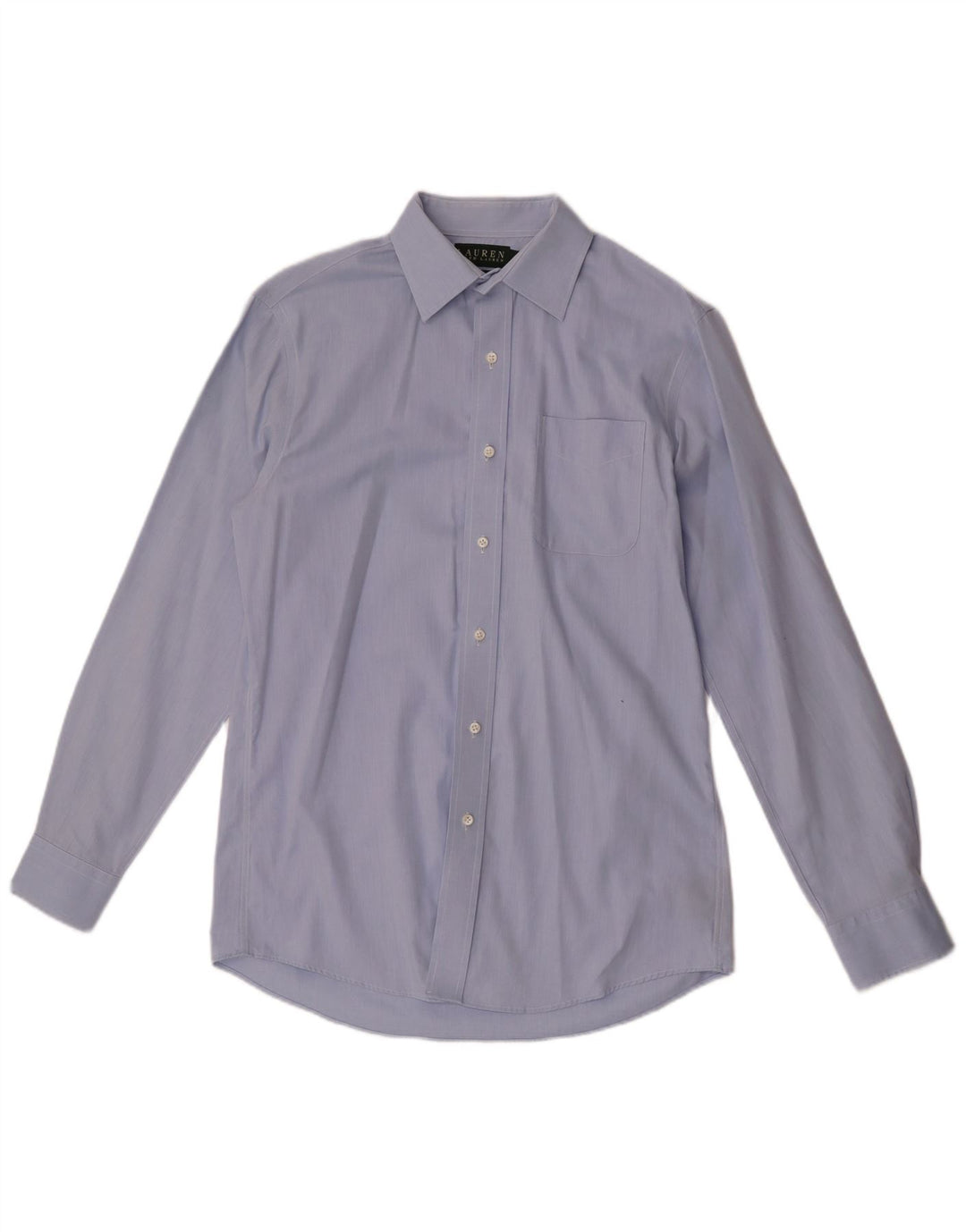 Ralph Lauren Herre Fitted Shirt Størrelse 15 1/2 39 Medium Blue Bomuld