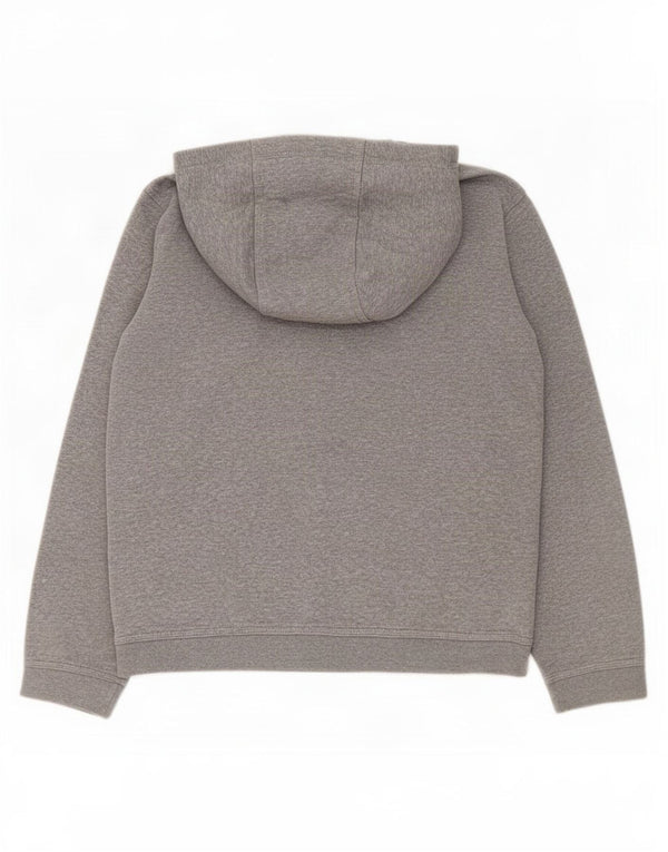 Nike Boys Hoodie Jumper 13-14 Years XL Grey Flecked Cotton