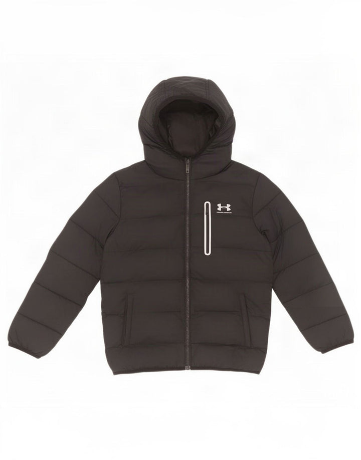 Under Armour drenge hættepolstret jakke 10-11 år sort polyamid