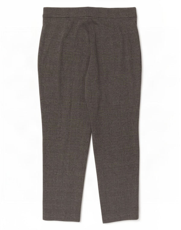 Marks & Spencer Womens Cropped Trousers UK 14 Large W32 L25 Grey