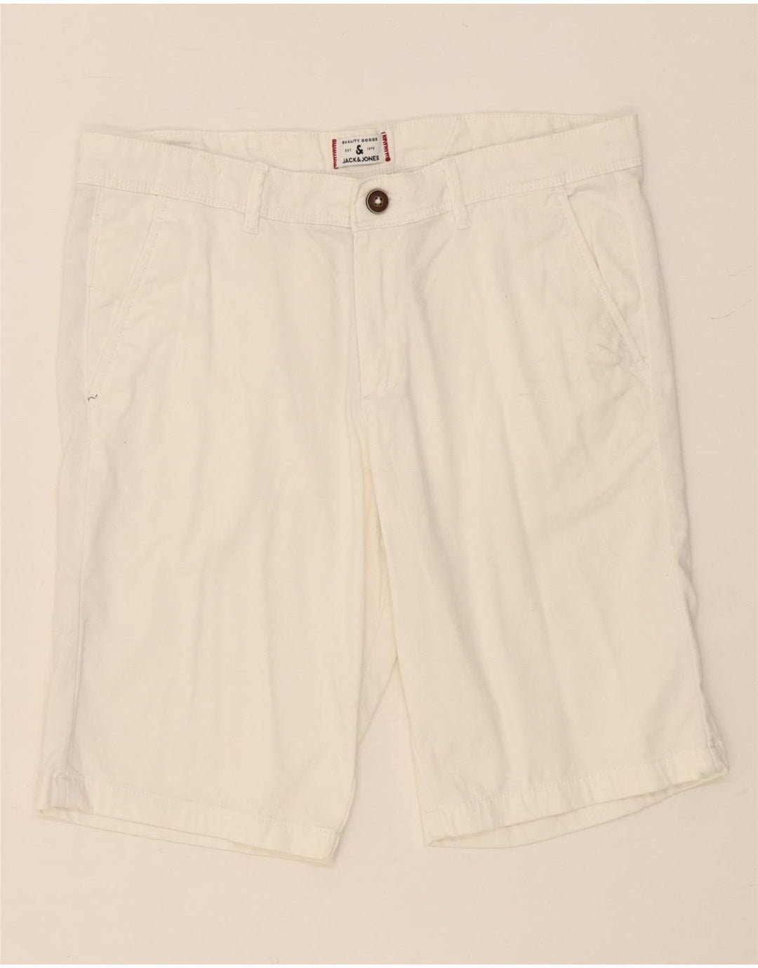 JACK & JONES Chino Shorts til mænd Medium W32 Hvid