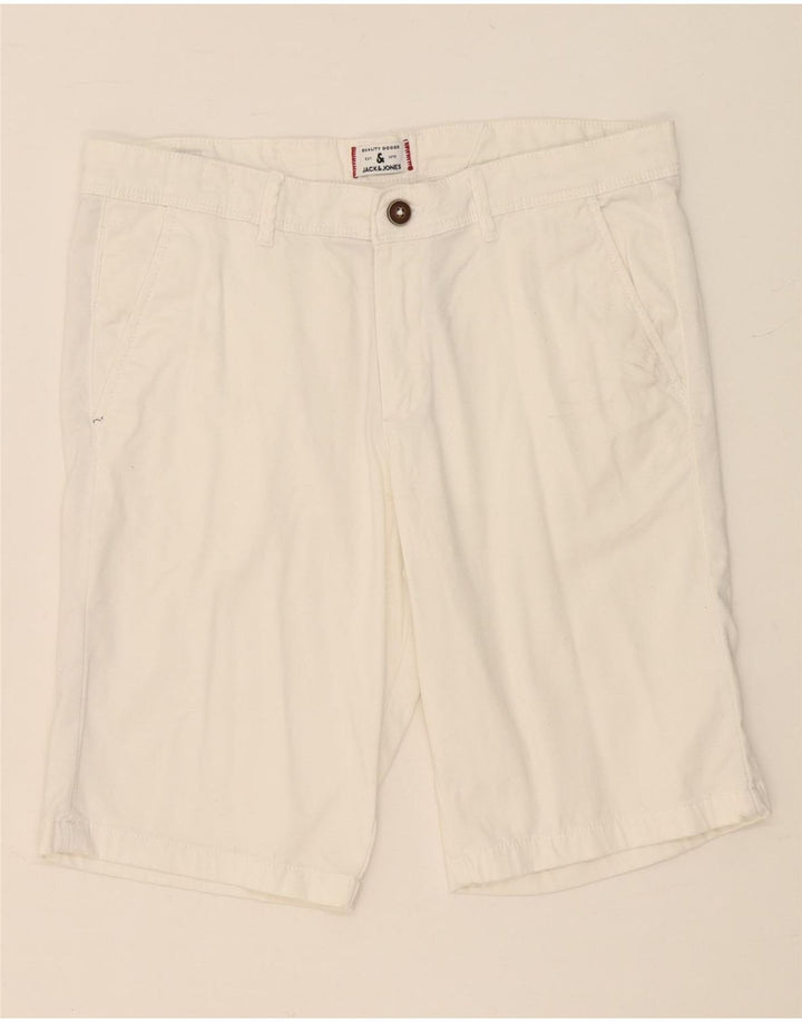 JACK & JONES Chino Shorts til mænd Medium W32 Hvid