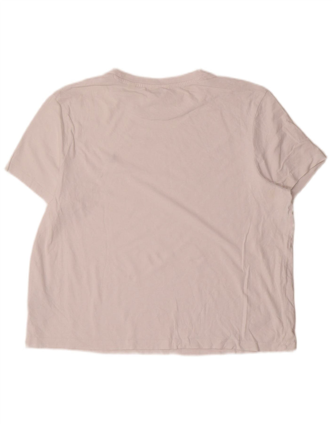 Jack Wills Dame T-Shirt Top UK 14 Stor Hvid Bomuld