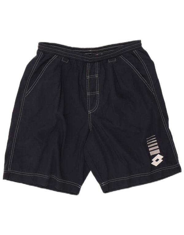 Lotto Herre badeshorts UK 40/42 Large Navy Blue Polyester