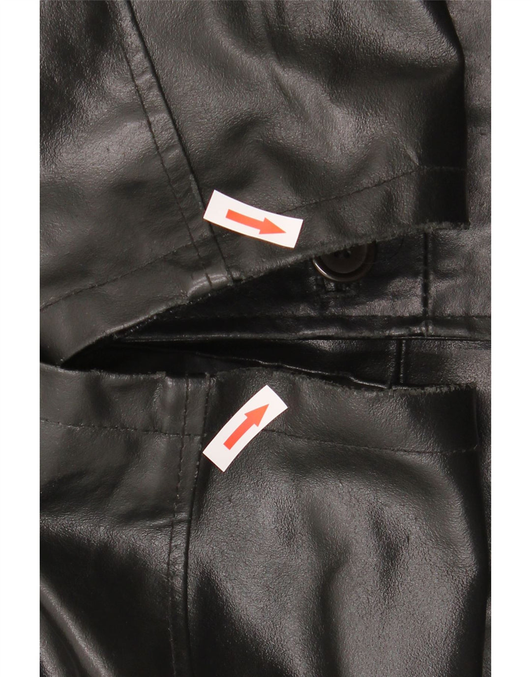 Vintage herre læderjakke UK 42 XL sort læder