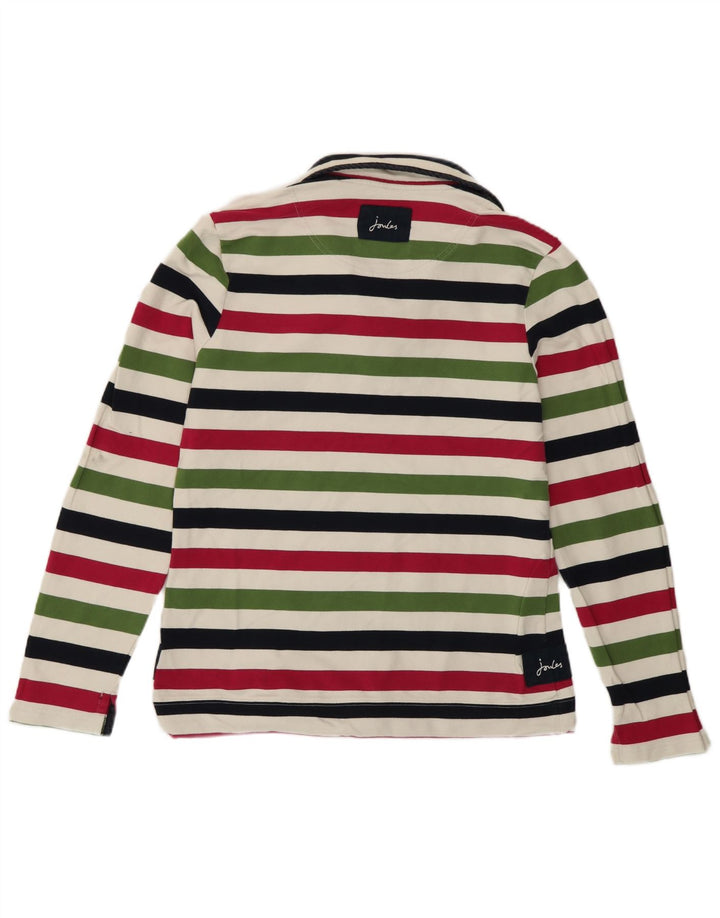 Joules Dame Sweatshirt Jumper UK 12 Medium Flerfarvet Stribet