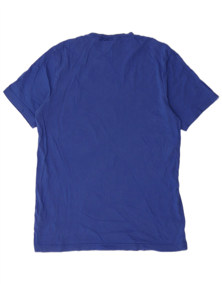 Adidas herre T-shirt top mellem marineblå bomuld