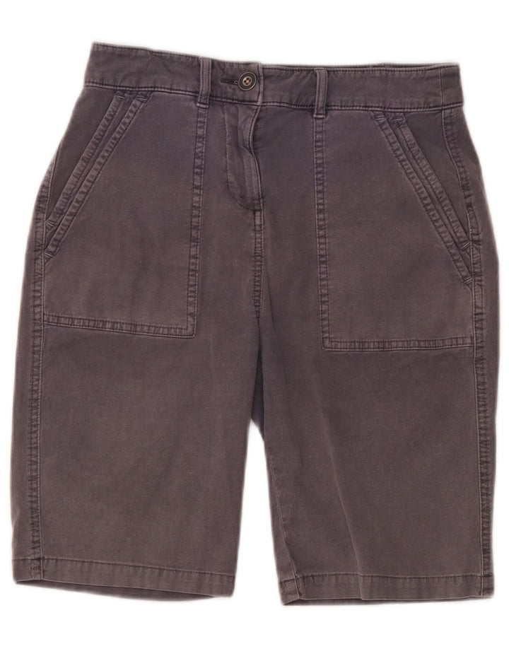 White Stuff Chino Shorts til kvinder UK 8 Small W28 Grå Bomuld