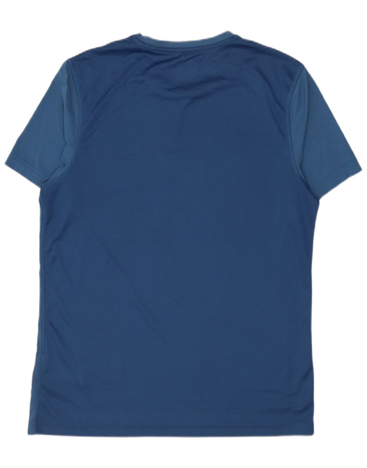 Reebok Herre T-Shirt Top Medium Blå Nylon