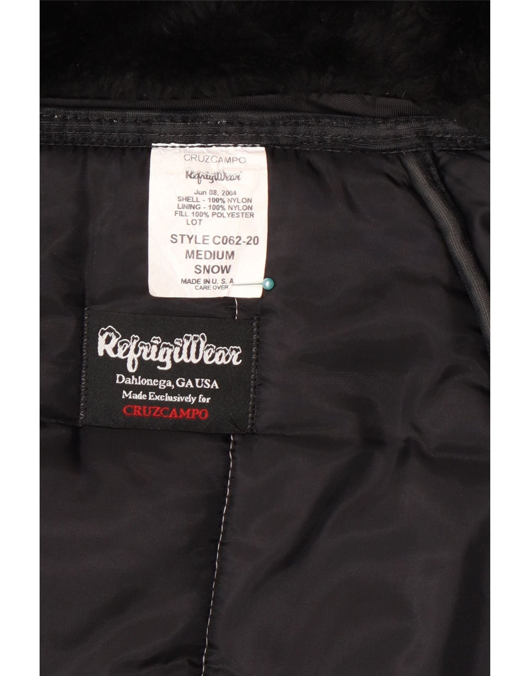 Refrigiwear Womens Cruzcampo Polstret Frakke UK 14 Medium Off White Colourblock