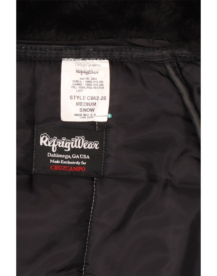 Refrigiwear Womens Cruzcampo Polstret Frakke UK 14 Medium Off White Colourblock