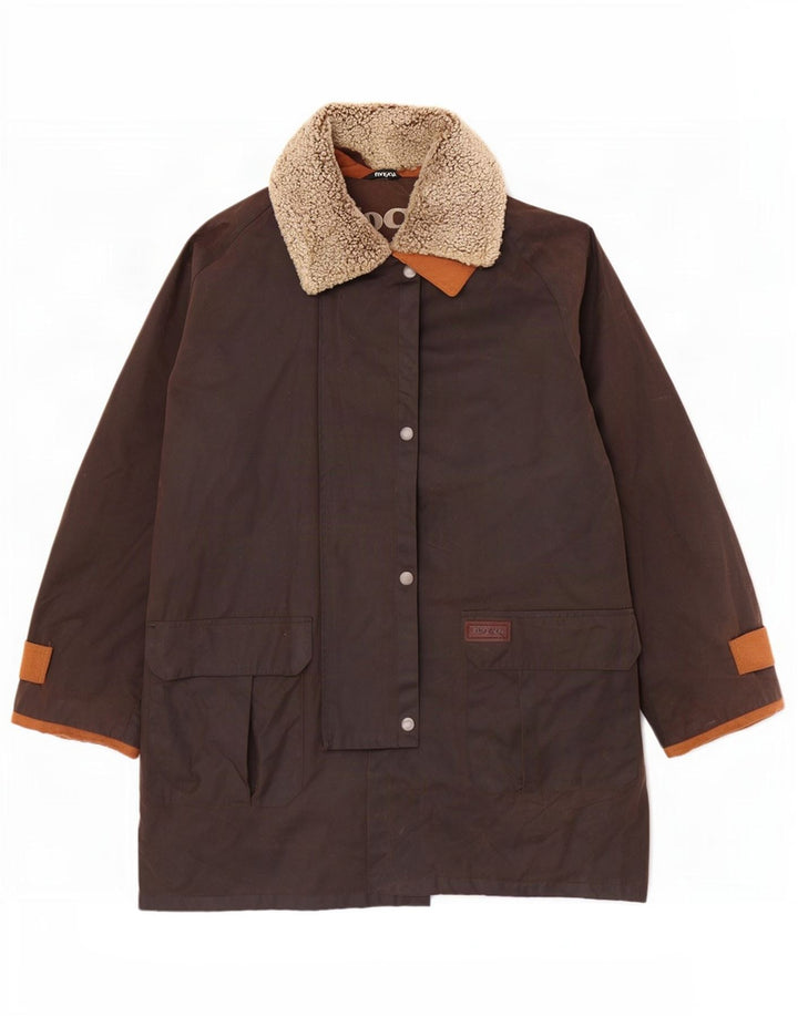 Toggi Womens vokset bomuldsjakke UK 14 Medium Brown
