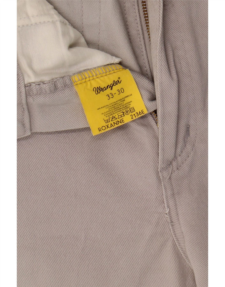 WRANGLER Mens ROXANNE Straight Jeans W33 L30 Grey Cotton Vintage Wrangler and Second-Hand Wrangler from Messina Hembry 