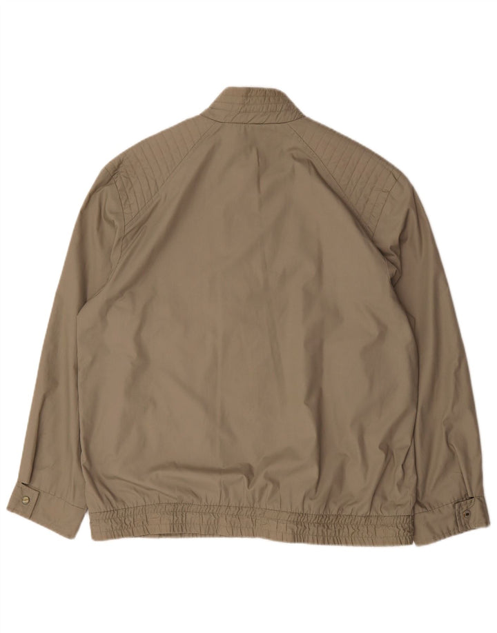 Vintage herre bomberjakke UK 42 XL Khaki Polyester