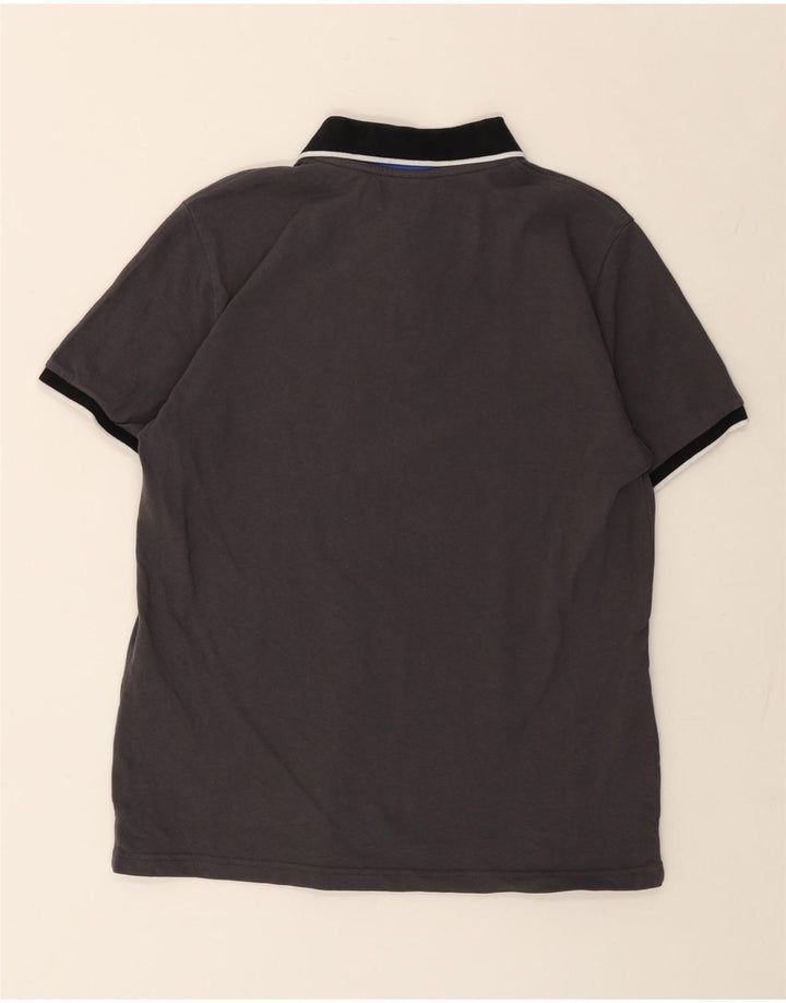 NORTH SAILS Grafisk poloshirt til mænd Lille grå bomuld