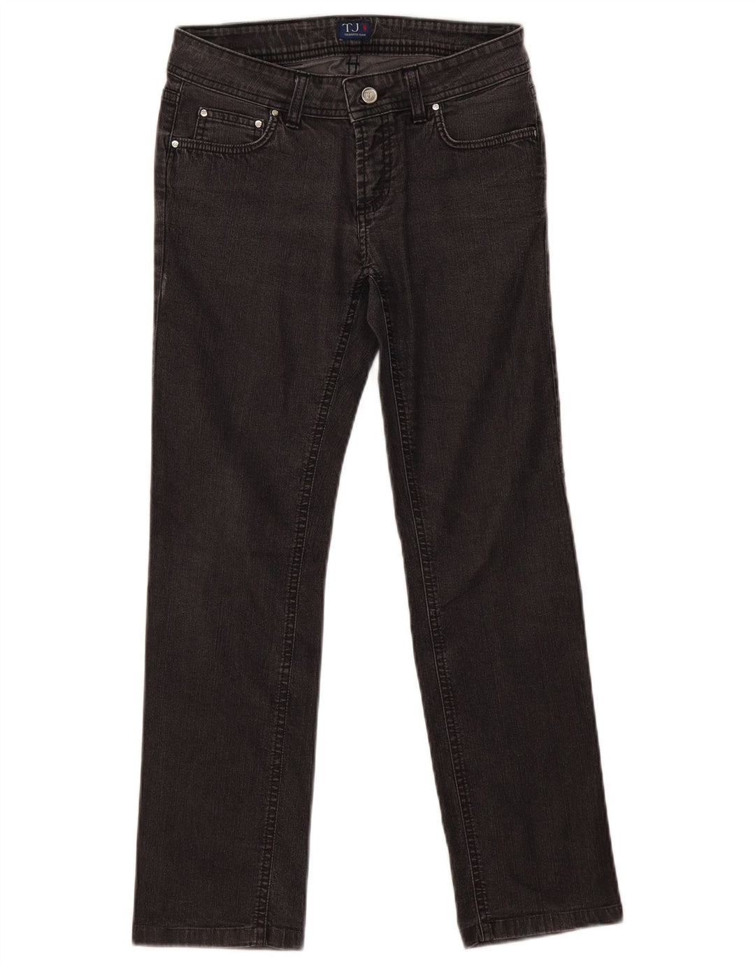 Trussardi lige jeans til kvinder W26 L27 grå bomuld