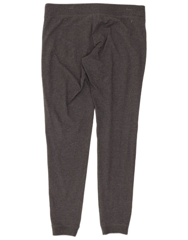 Nike Dame Dri Fit træningsdragt Bukser Joggers UK 14 Medium Grey Bomuld