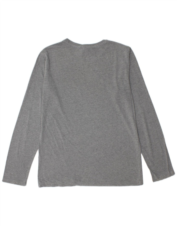 Calvin Klein Herre Top Langærmet Medium Grey Flecked