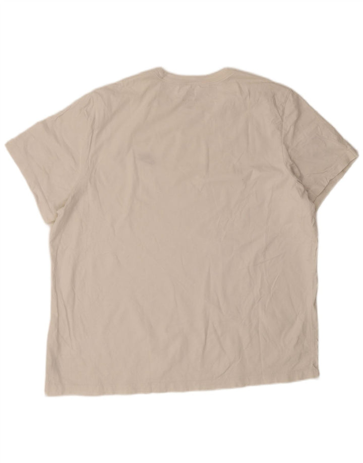 Nike T-shirt top til mænd 3XL hvid bomuld